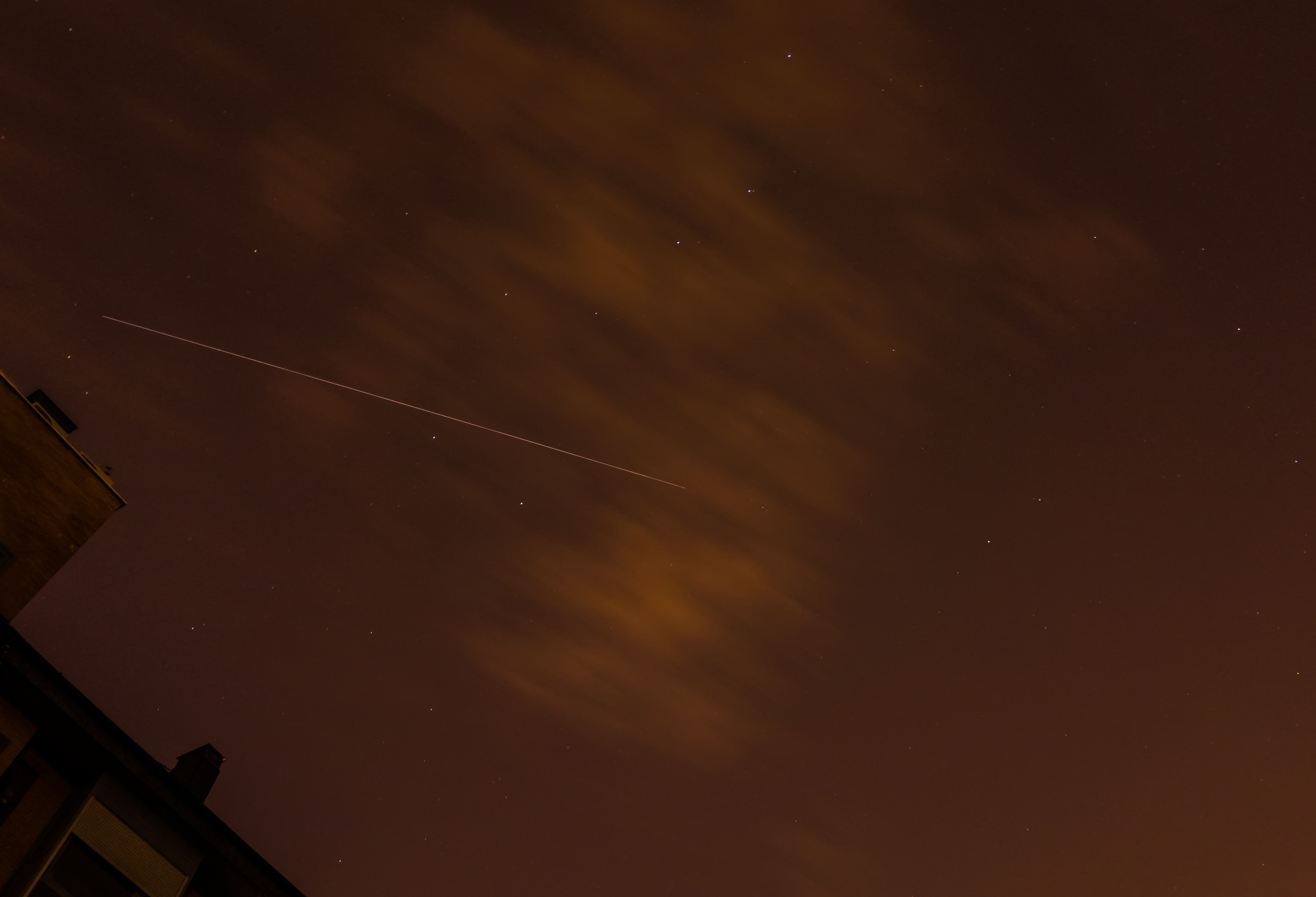 ISS pass over Madrid